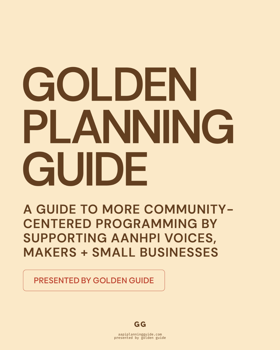 AAPI Planning Guide by Golden Guide